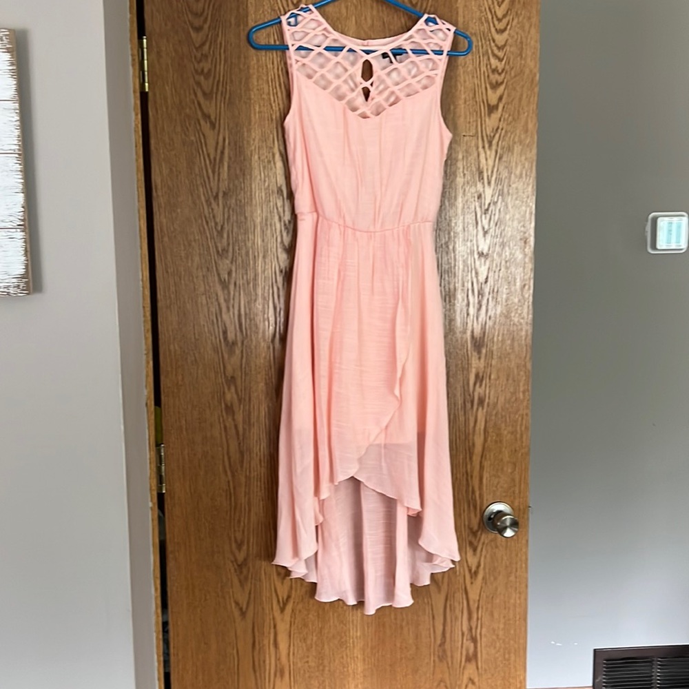 Lily rose peach high low dress size extra small